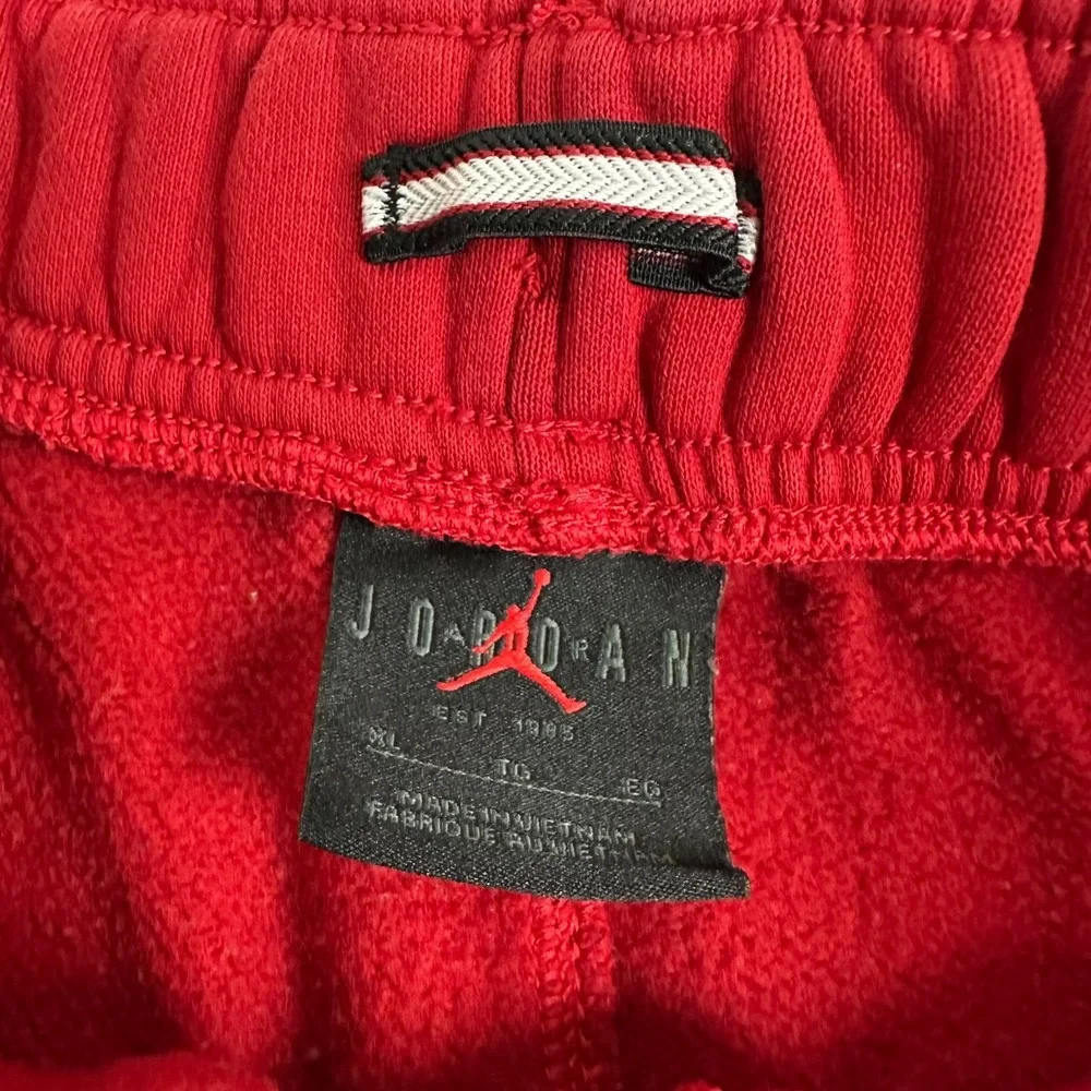 Jordan Pants Mens Fleece Sweatpants Joggers Jumpman Nike Red DA9820-687